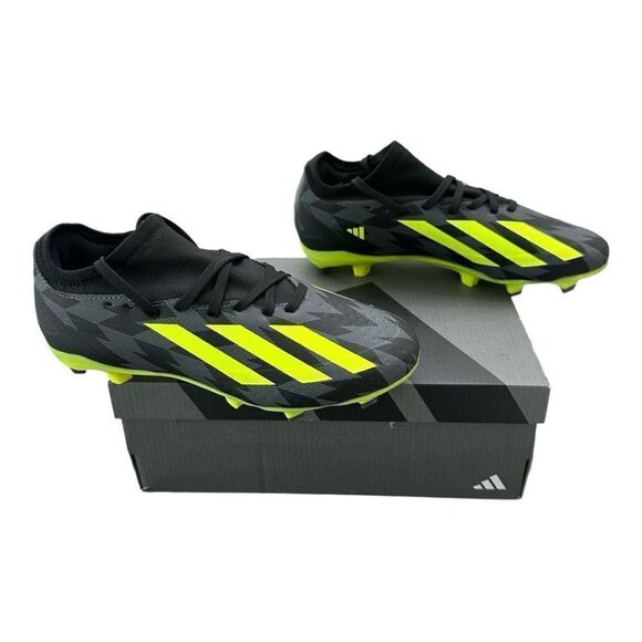 Adidas X Crazyfast.3 FG Soccer Cleats Black Yellow Men 5.5 Women 6.5 IG0758 NIB main image 6